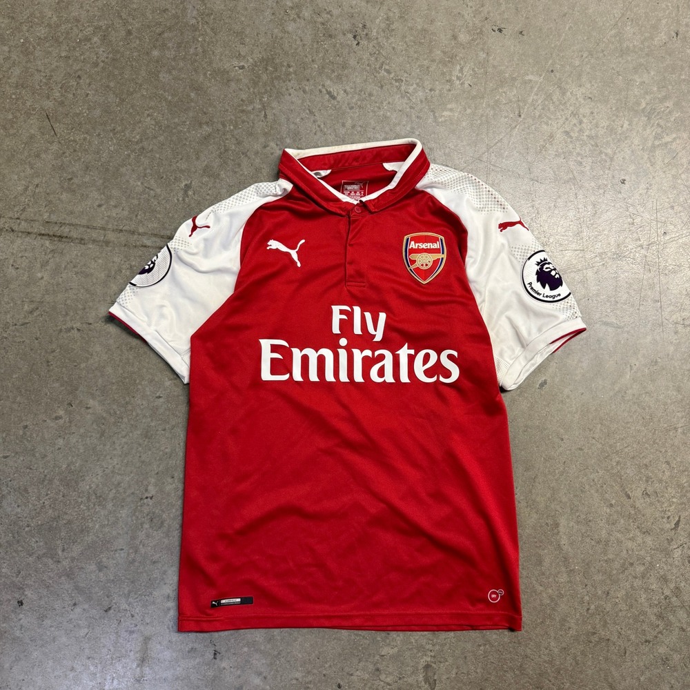 Puma Arsenal 2017-18 Home Jersey Lacazette‎ 9 Premier League Red Mens Medium